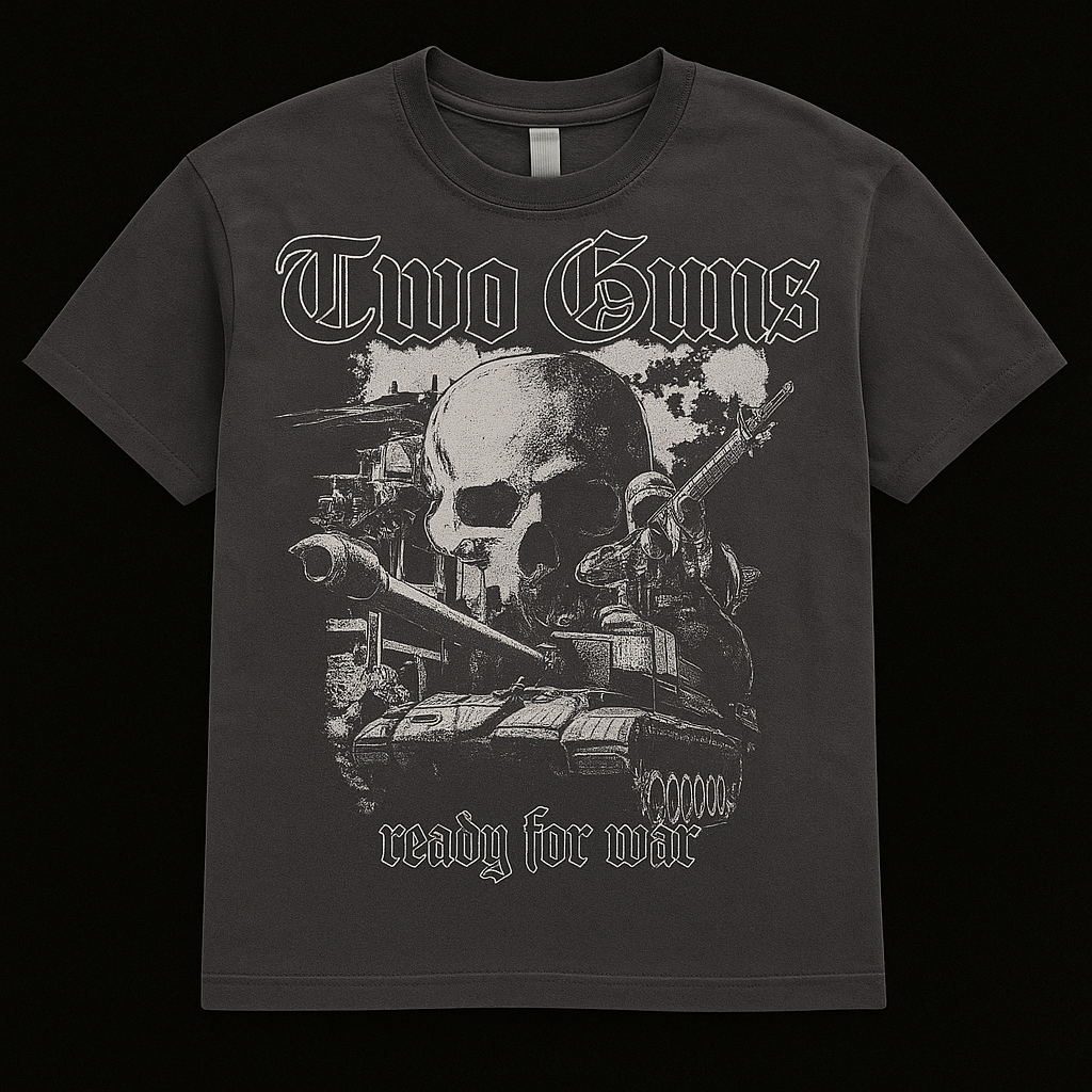 Two Guns "Ready For War" Tee (Haywire Leftovers)