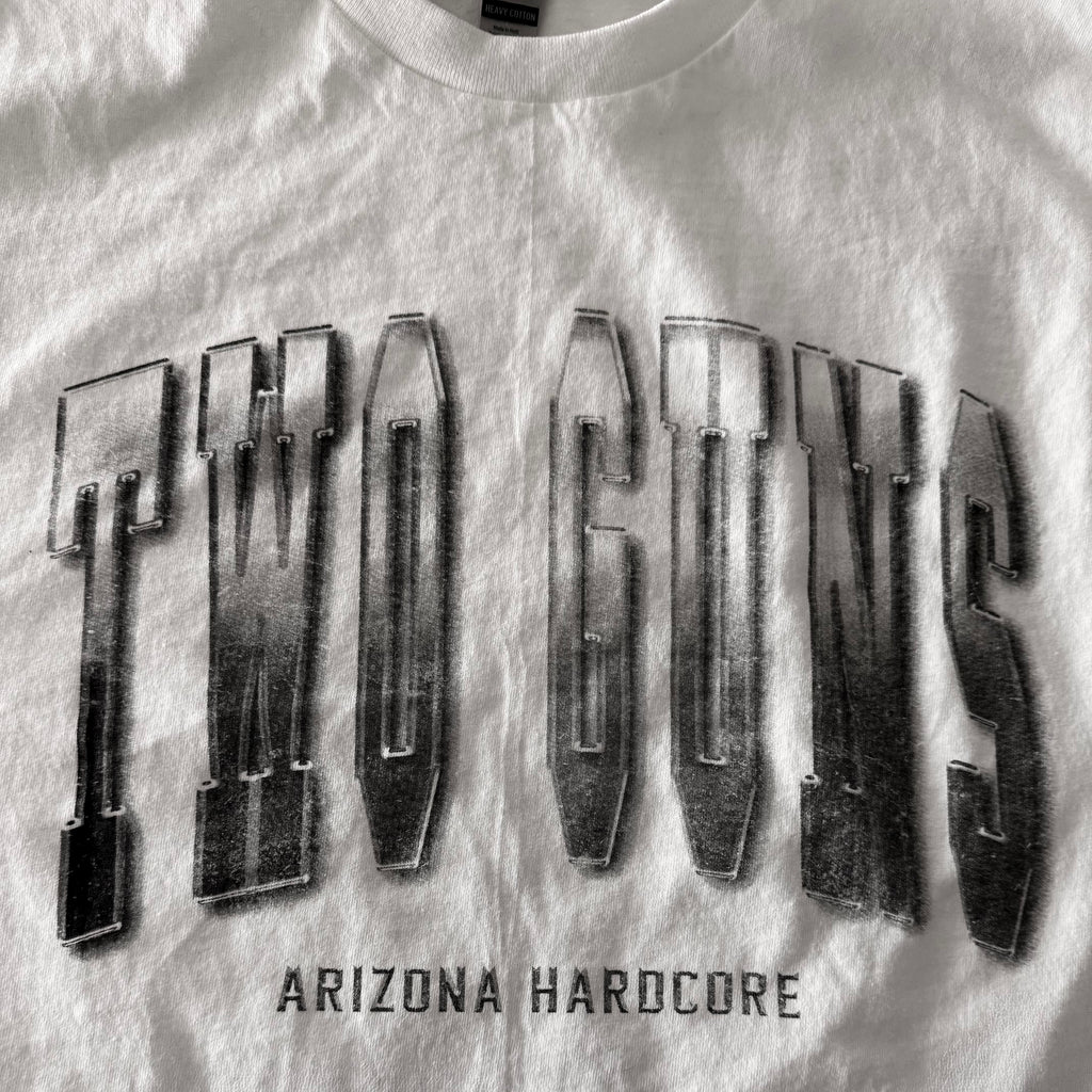 Two Guns "Arizona Hardcore" Tee's (Shattered Realm Leftovers) White
